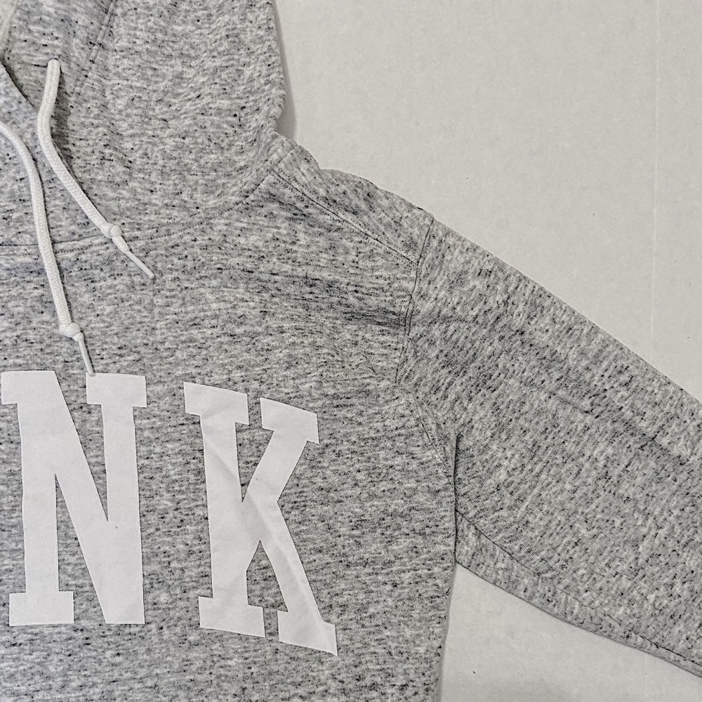 grey PINK hoodie